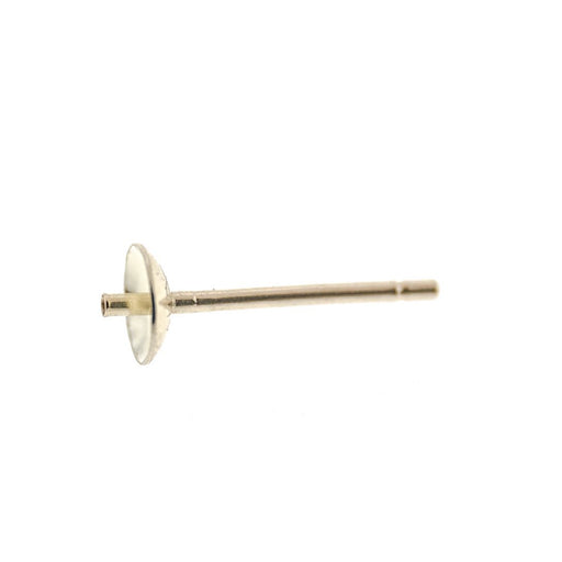 Myron Toback Inc. 14K Yellow 3.5MM Cup Post with Peg