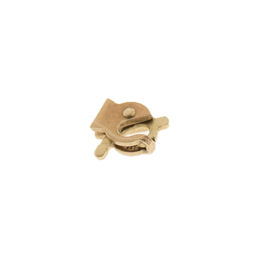 14K Yellow 4.25MM Self Locking Catch  Myron Toback Inc. 14K Yellow 4.25MM Self Locking Catch