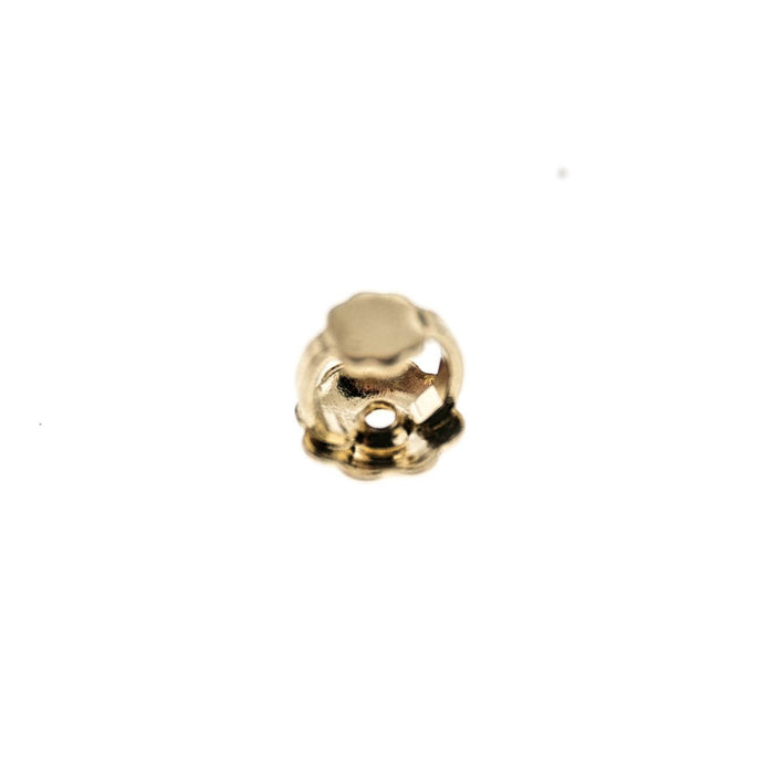 Myron Toback Inc. 14K Yellow 4.5MM Earring Screw Back with Closed End