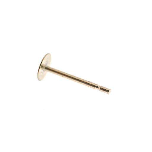 Myron Toback Inc. 14K Yellow 4MM Flat Cup Post