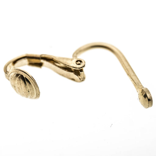14K Yellow Clip Back Earrings  Myron Toback Inc. 14K Yellow Clip Back Earrings