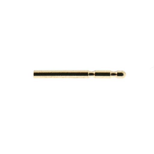 14K Yellow Double Notch Post  Myron Toback Inc. 14K Yellow Double Notch Post