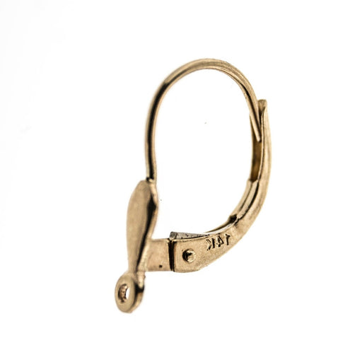 14K Yellow Lever Back Ear Wire  Myron Toback Inc. 14K Yellow Lever Back Ear Wire