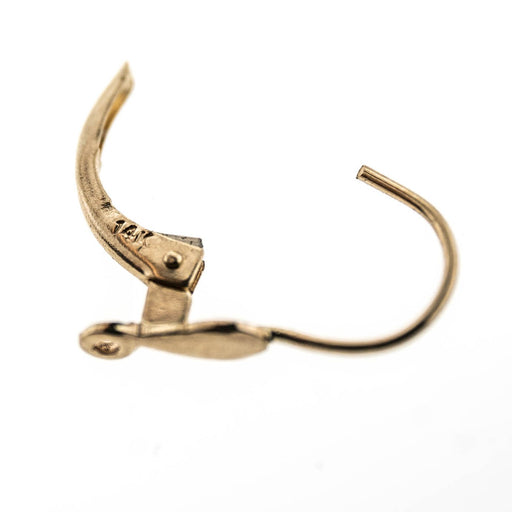 14K Yellow Lever Back Ear Wire  Myron Toback Inc. 14K Yellow Lever Back Ear Wire