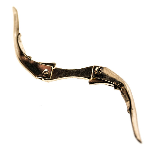 14K Yellow S Clip Lever Back  Myron Toback Inc. 14K Yellow S Clip Lever Back