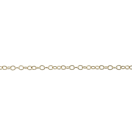 Myron Toback Inc. 18K Green 1.3MM Cable Chain