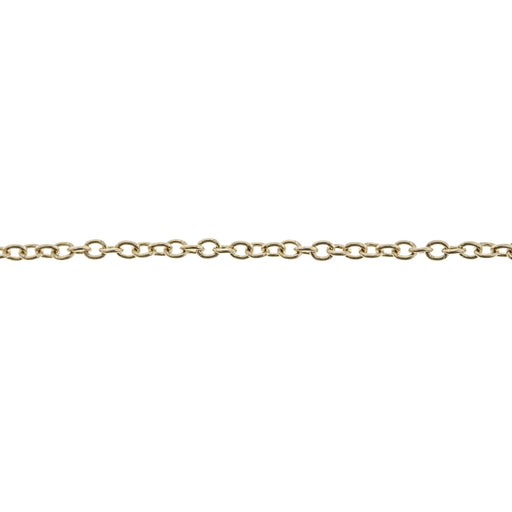 Myron Toback Inc. 18K Green 1.5MM Cable Chain