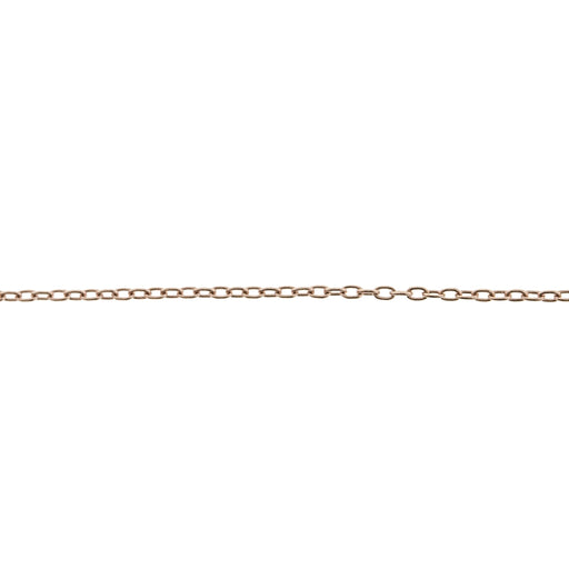 Myron Toback Inc. 18K Pink 1.1MM Drawn Cable Chain