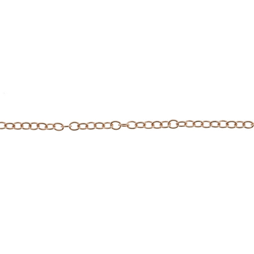 Myron Toback Inc. 18K Pink 1.3MM Cable Chain