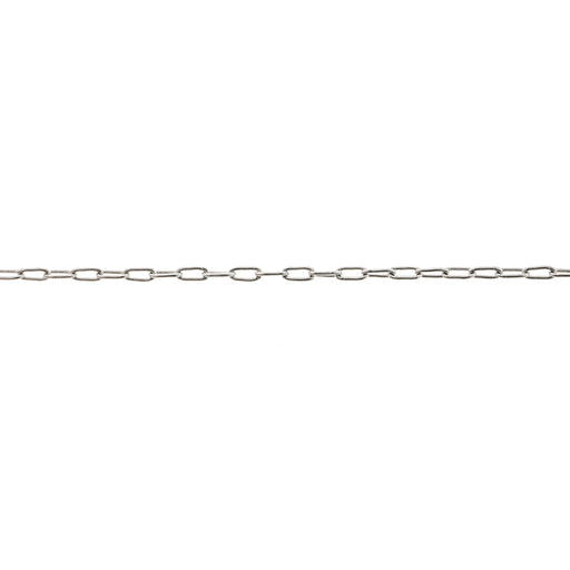18K White 1.1MM Drawn Cable Chain  Myron Toback Inc. 18K White 1.1MM Drawn Cable Chain