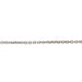 18K White Diamond Cut Cable Chain  Myron Toback Inc. 18K White Diamond Cut Cable Chain