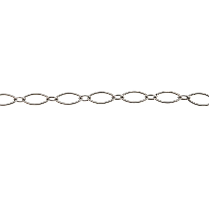 18K White Long & Short Cable Chain  Myron Toback Inc. 18K White Long & Short Cable Chain