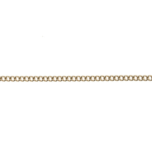 Myron Toback Inc. 18K Yellow 1.4MM Flat Curb Chain