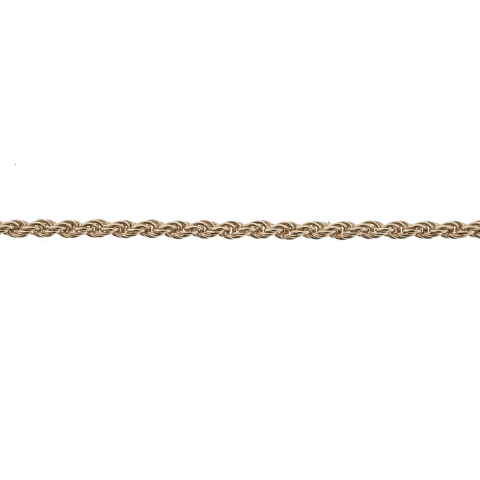 18K Yellow 1.5MM Rope Chain  Myron Toback Inc. 18K Yellow 1.5MM Rope Chain