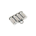 Sterling Silver Plain Slider Bead with Ring  Myron Toback Inc. Sterling Silver Plain Slider Bead with Ring