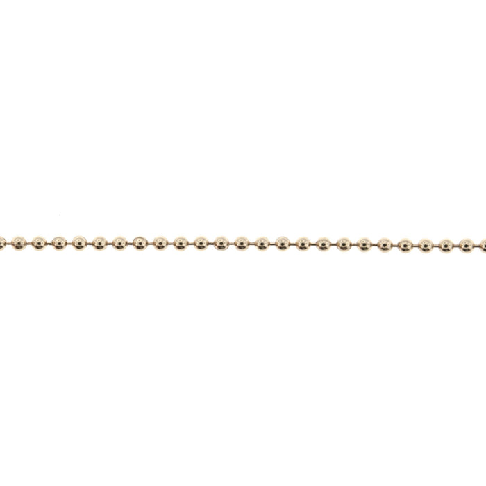 14/20 Yellow Gold-Filled 1.2MM Ball Chain  Myron Toback Inc. 14/20 Yellow Gold-Filled 1.2MM Ball Chain