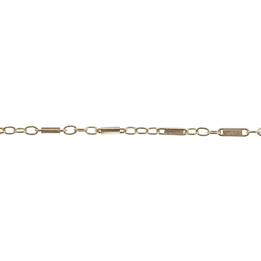 14/20 Yellow Gold-Filled 1.3MM Baguette Chain  Myron Toback Inc. 14/20 Yellow Gold-Filled 1.3MM Baguette Chain