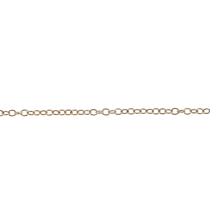 14/20 Yellow Gold-Filled 1.3MM Cable Chain  Myron Toback Inc. 14/20 Yellow Gold-Filled 1.3MM Cable Chain