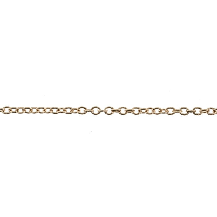 14/20 Yellow Gold-Filled 1.5MM Cable Chain  Myron Toback Inc. 14/20 Yellow Gold-Filled 1.5MM Cable Chain