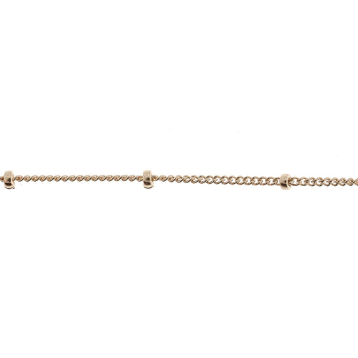 14/20 Yellow Gold-Filled 1.9MM Curb Satellite Chain  Myron Toback Inc. 14/20 Yellow Gold-Filled 1.9MM Curb Satellite Chain