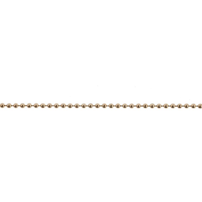 14/20 Yellow Gold-Filled 1MM Ball Chain  Myron Toback Inc. 14/20 Yellow Gold-Filled 1MM Ball Chain