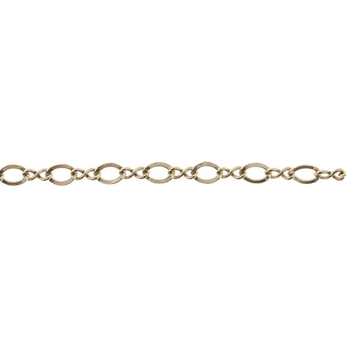14/20 Yellow Gold-Filled 2.3MM Figure 8 Link Chain  Myron Toback Inc. 14/20 Yellow Gold-Filled 2.3MM Figure 8 Link Chain