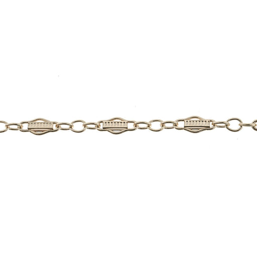 14/20 Yellow Gold-Filled 2.5MM Bar Chain  Myron Toback Inc. 14/20 Yellow Gold-Filled 2.5MM Bar Chain