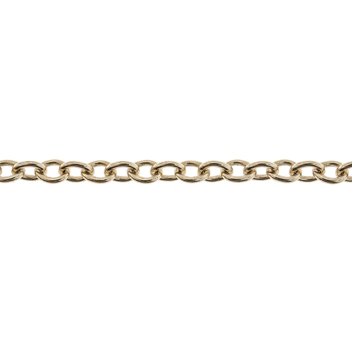 14/20 Yellow Gold-Filled 3.3MM Cable Chain  Myron Toback Inc. 14/20 Yellow Gold-Filled 3.3MM Cable Chain