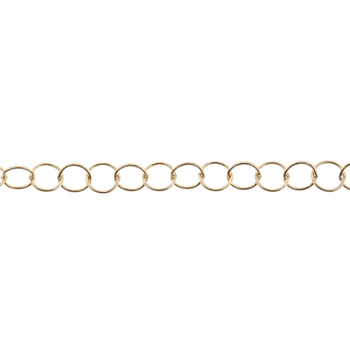 14/20 Yellow Gold-Filled 3.4MM Cable Chain  Myron Toback Inc. 14/20 Yellow Gold-Filled 3.4MM Cable Chain