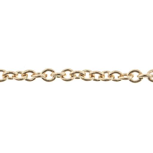 Myron Toback Inc. Gold Filled 3MM Cable Chain