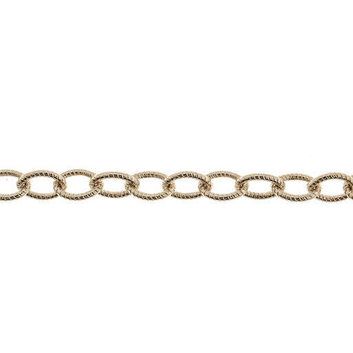 14/20 Yellow Gold-Filled 4.1MM Twisted Cable Chain  Myron Toback Inc. 14/20 Yellow Gold-Filled 4.1MM Twisted Cable Chain