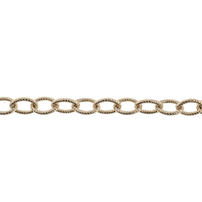 14/20 Yellow Gold-Filled 4.1MM Twisted Cable Chain  Myron Toback Inc. 14/20 Yellow Gold-Filled 4.1MM Twisted Cable Chain