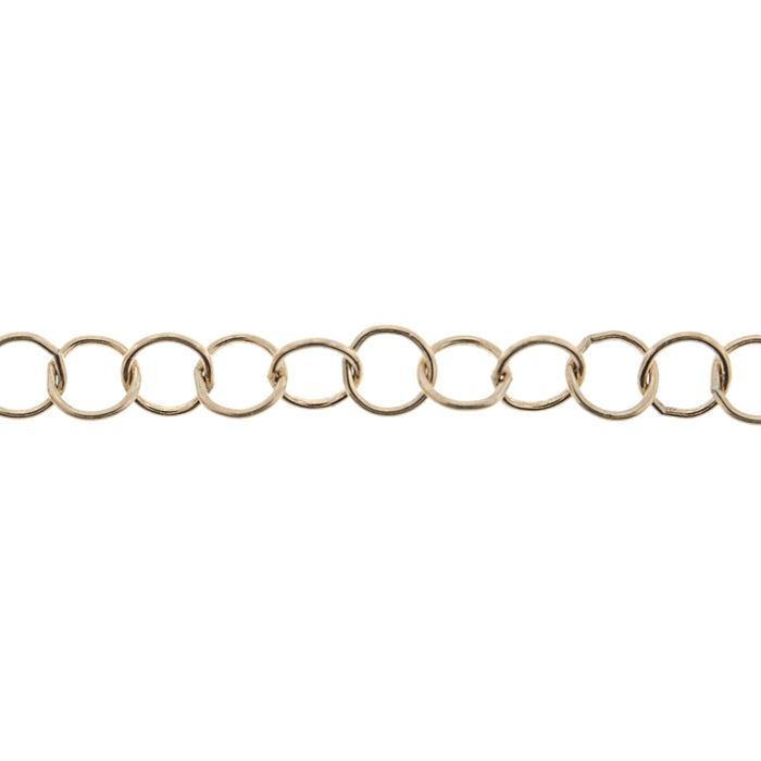 Myron Toback Inc. Gold Filled 5.3MM Round Cable Chain