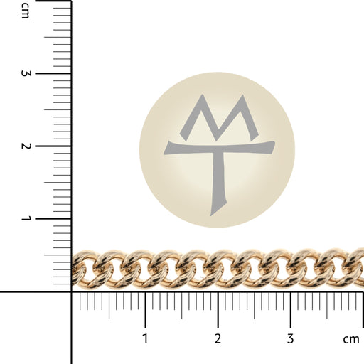 14/20 Yellow Gold-Filled 5.8MM Curb/Cuban Chain  Myron Toback Inc. 14/20 Yellow Gold-Filled 5.8MM Curb/Cuban Chain