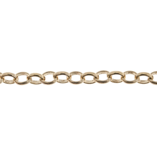 14/20 Yellow Gold-Filled 5MM Light Rolo Chain  Myron Toback Inc. 14/20 Yellow Gold-Filled 5MM Light Rolo Chain