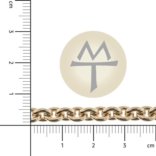 14/20 Yellow Gold-Filled 6MM Cable Chain  Myron Toback Inc. 14/20 Yellow Gold-Filled 6MM Cable Chain