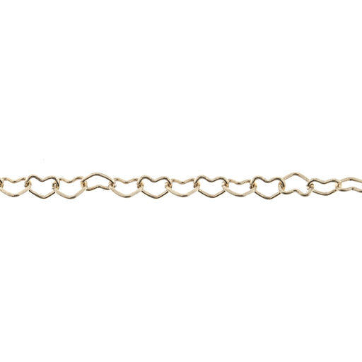 14/20 Yellow Gold-Filled Heart Chain  Myron Toback Inc. 14/20 Yellow Gold-Filled Heart Chain