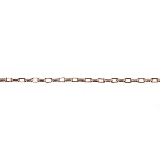 14/20 Pink Gold-Filled 0.9MM Drawn Rolo Cable Chain  Myron Toback Inc. 14/20 Pink Gold-Filled 0.9MM Drawn Rolo Cable Chain