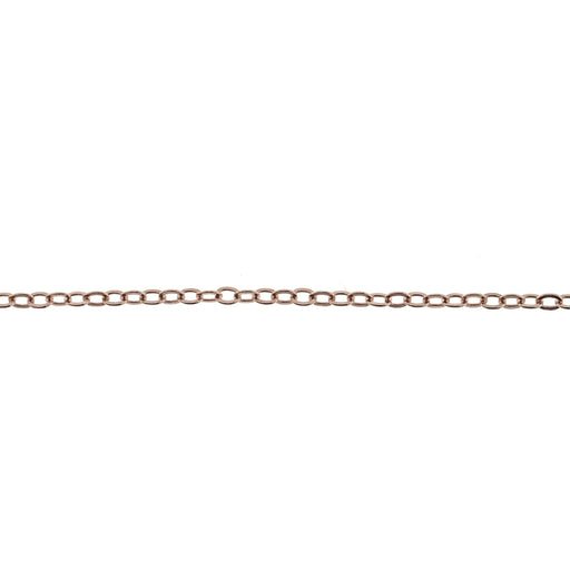Myron Toback Inc. Gold Filled Pink 1.4MM Flat Cable Chain