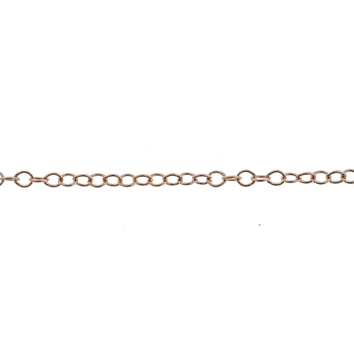 14/20 Pink Gold-Filled 1.6MM Open Cable Chain  Myron Toback Inc. 14/20 Pink Gold-Filled 1.6MM Open Cable Chain