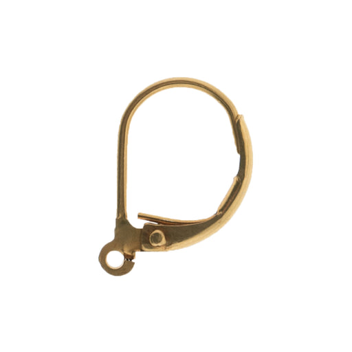 50 Gold Plated Leverback Earrings Earring Findings 13mm  Amazonin Home   Kitchen