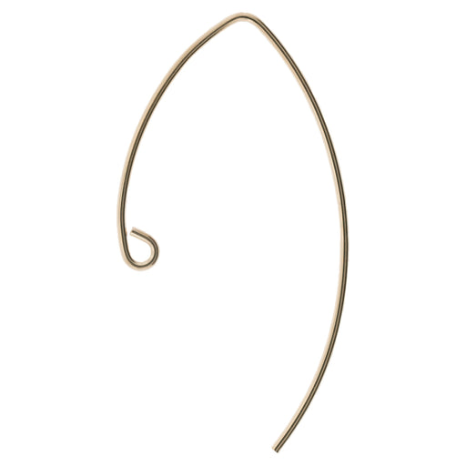14/20 Yellow Gold-Filled V Shape Ear Wire  Myron Toback Inc. 14/20 Yellow Gold-Filled V Shape Ear Wire
