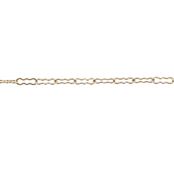 14/20 Yellow Gold-Filled 1.95MM Crinkle Chain  Myron Toback Inc. 14/20 Yellow Gold-Filled 1.95MM Crinkle Chain