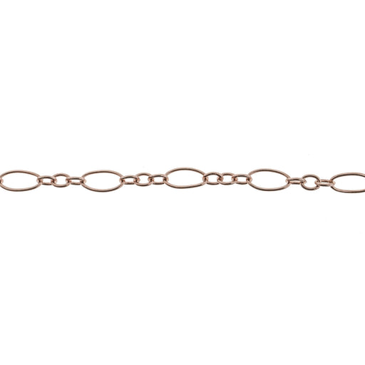 Myron Toback Inc. Pink Gold Filled 2.3MM Fancy Link Chain