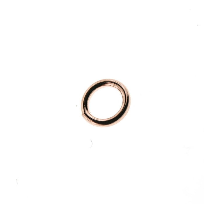14/20 Pink Gold-Filled 3MM Open Jump Ring  Myron Toback Inc. 14/20 Pink Gold-Filled 3MM Open Jump Ring