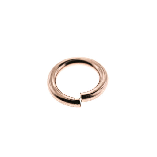 14/20 Pink Gold-Filled 8MM Open Jump Ring  Myron Toback Inc. 14/20 Pink Gold-Filled 8MM Open Jump Ring