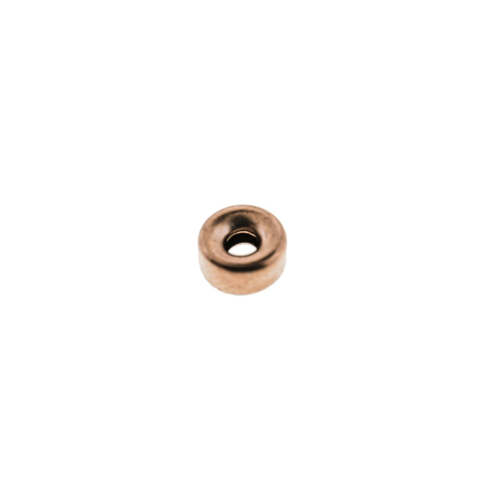 14/20 Pink Gold-Filled Roundel Bead  Myron Toback Inc. 14/20 Pink Gold-Filled Roundel Bead