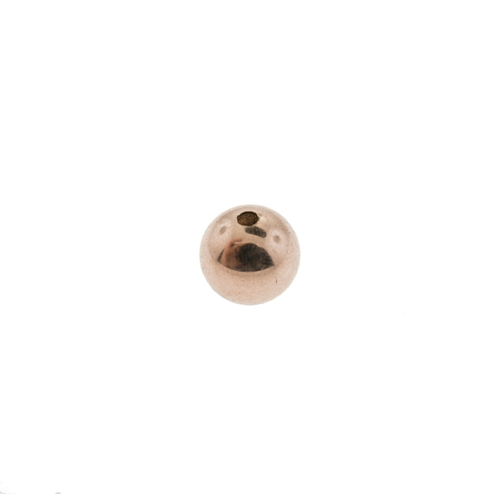 14/20 Pink Gold-Filled Shiny Round Bead  Myron Toback Inc. 14/20 Pink Gold-Filled Shiny Round Bead