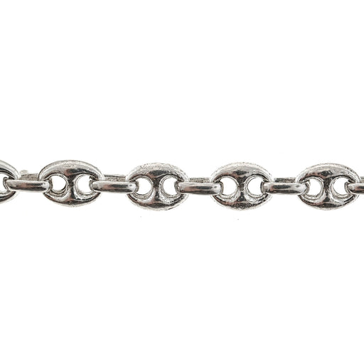 Sterling Link 7MM Puffed Anchor Chain  Myron Toback Inc. Sterling Link 7MM Puffed Anchor Chain