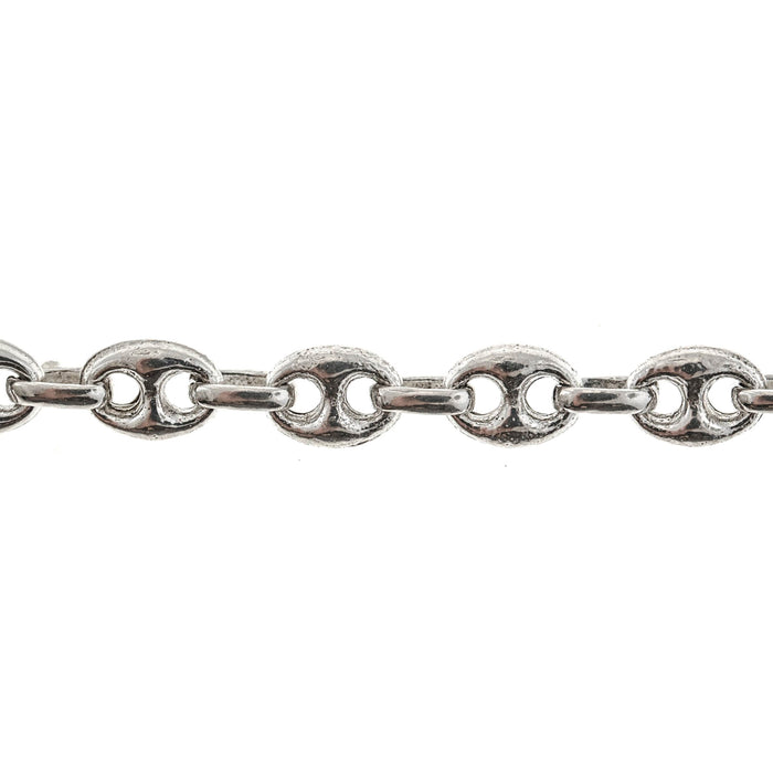 Sterling Link 7MM Puffed Anchor Chain  Myron Toback Inc. Sterling Link 7MM Puffed Anchor Chain